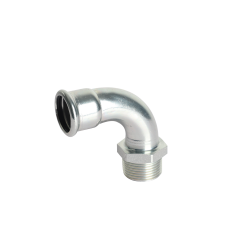 Стоманено прес коляно ф15 x 1/2“ - Ж/М - Kraken