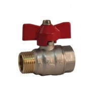 Сферичен кран за вода с Т-образна ръкохватка Bianchi, M/Ж - 1/2“
